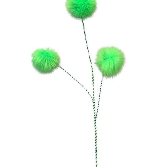 Lorax Fuzzy Truffle Trees Spray Pick Christmas Floral Arrangement Decoration - Picture 8 of 9